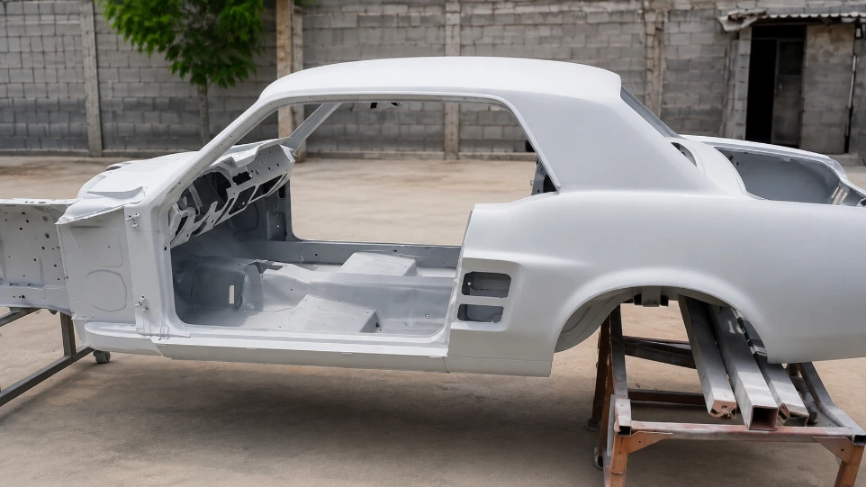 Preparación de carrocería para restauración automotriz